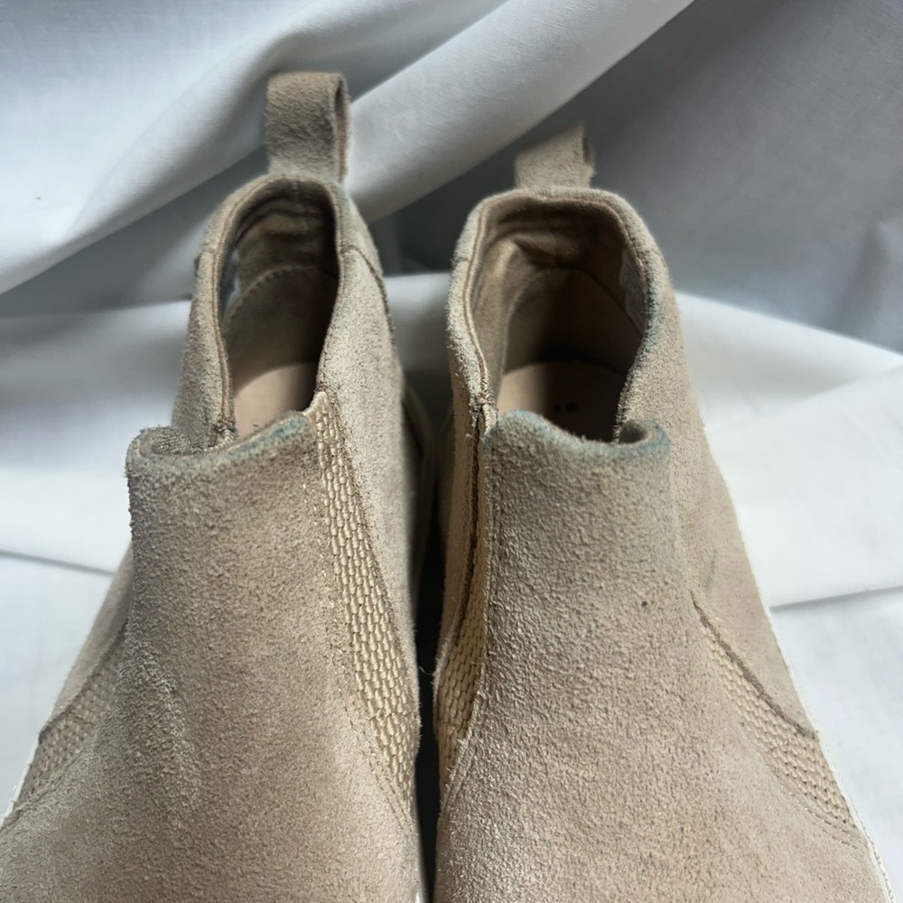 Toms Womens Bryce Beige Suede Slip On Shooties Shoes 6 - Picture 6 of 12